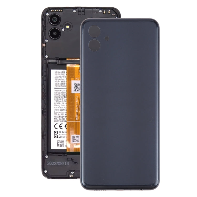Samsung Galaxy A04 SM-A045F Back Cover Replacement (Black) - Durable Housing for Easy Installation