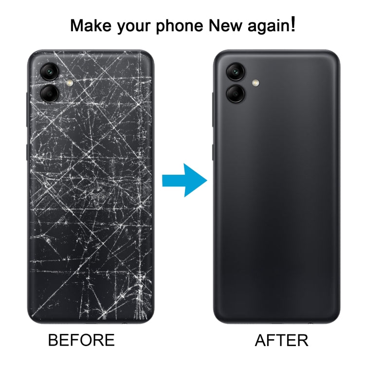 Samsung Galaxy A04 SM-A045F Back Cover Replacement (Black) - Durable Housing for Easy Installation