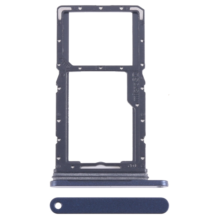 Original SIM + Micro SD Card Tray for Samsung Galaxy Tab A9 SM-X115 (Blue) - Replacement Part
