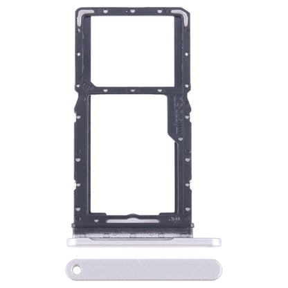 Original SIM + Micro SD Card Tray for Samsung Galaxy Tab A9 SM-X115 (Silver) - Replacement Part
