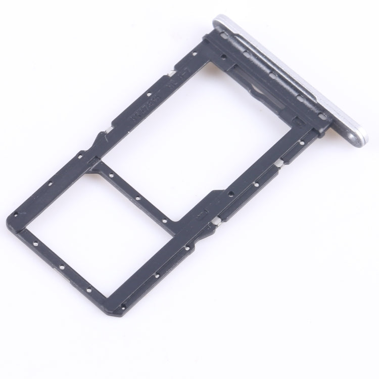 Original SIM + Micro SD Card Tray for Samsung Galaxy Tab A9 SM-X115 (Silver) - Replacement Part