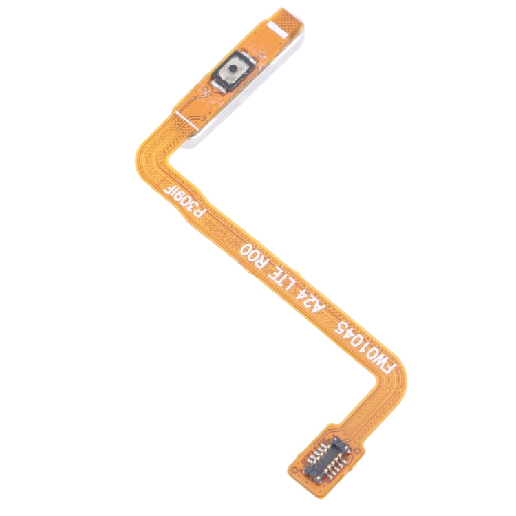 OEM Power Button Flex Cable for Samsung Galaxy A24 4G (SM-A245F) - Replacement Part (Silver)