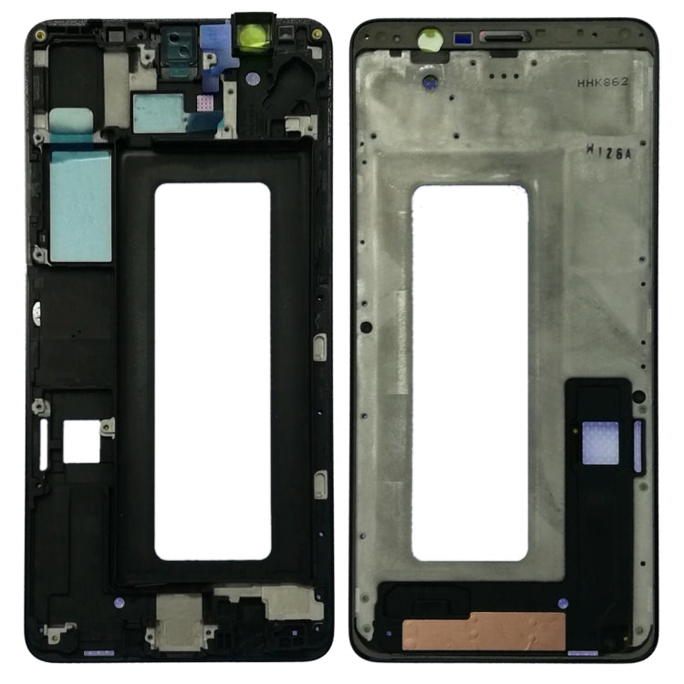 Black Front Housing LCD Frame Bezel Plate Replacement for Samsung Galaxy A8 Star / A9 Star / G8850