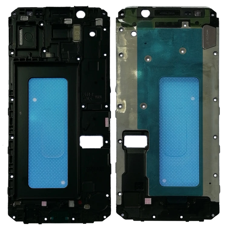 Black Front Housing LCD Frame Bezel Plate Replacement for Samsung Galaxy On6 / J6 / J600