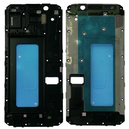 Black Front Housing LCD Frame Bezel Plate Replacement for Samsung Galaxy On6 / J6 / J600