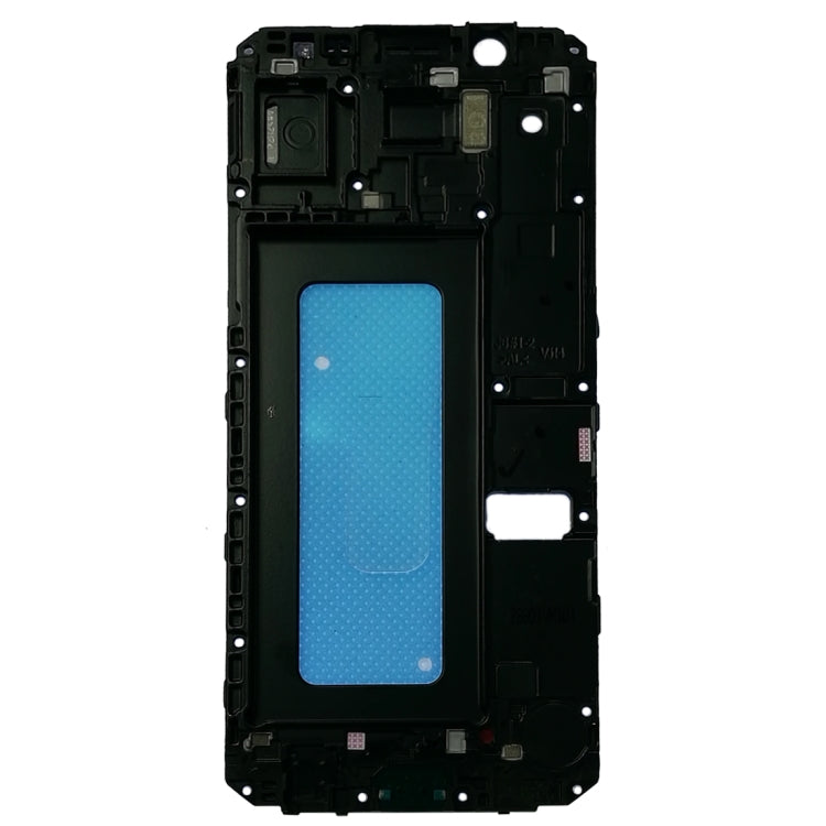 Black Front Housing LCD Frame Bezel Plate Replacement for Samsung Galaxy On6 / J6 / J600