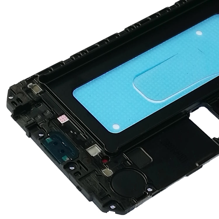 Black Front Housing LCD Frame Bezel Plate Replacement for Samsung Galaxy On6 / J6 / J600