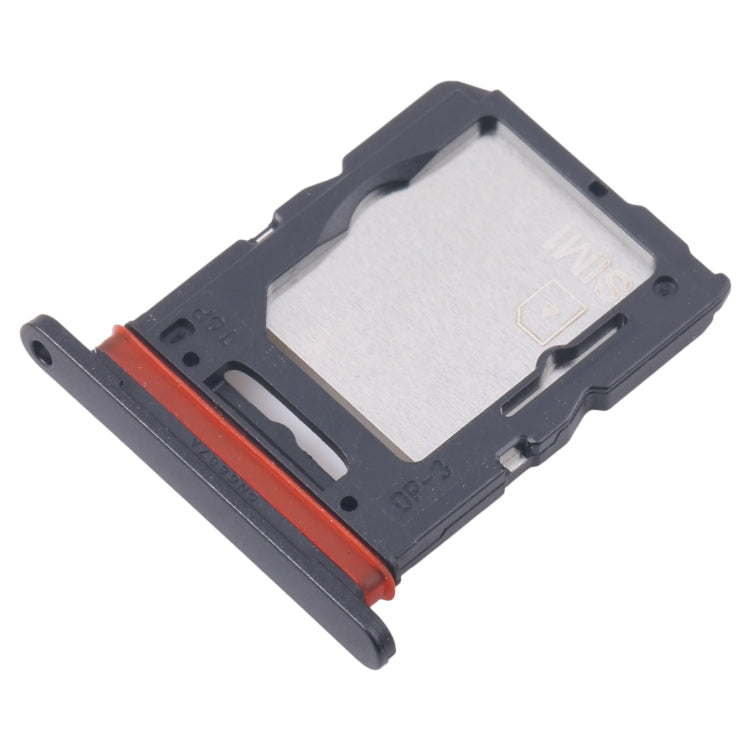 Original SIM Card Tray + Micro SD Card Tray for Samsung Galaxy M55 SM-M556B (Black) - Replace Broken Tray