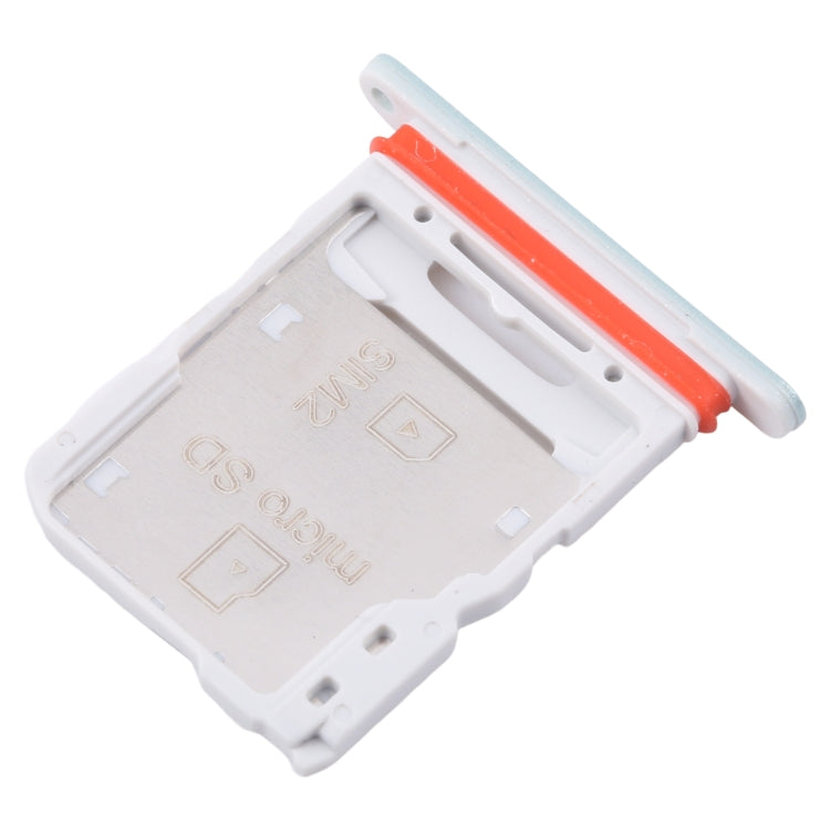 Original Green SIM Card Tray + Micro SD Card Tray for Samsung Galaxy M55 SM-M556B - Replacement Part