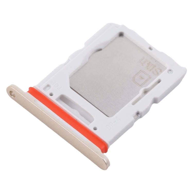 Original SIM Card Tray + Micro SD Card Tray for Samsung Galaxy M55 SM-M556B (Gold) - Replacement Part