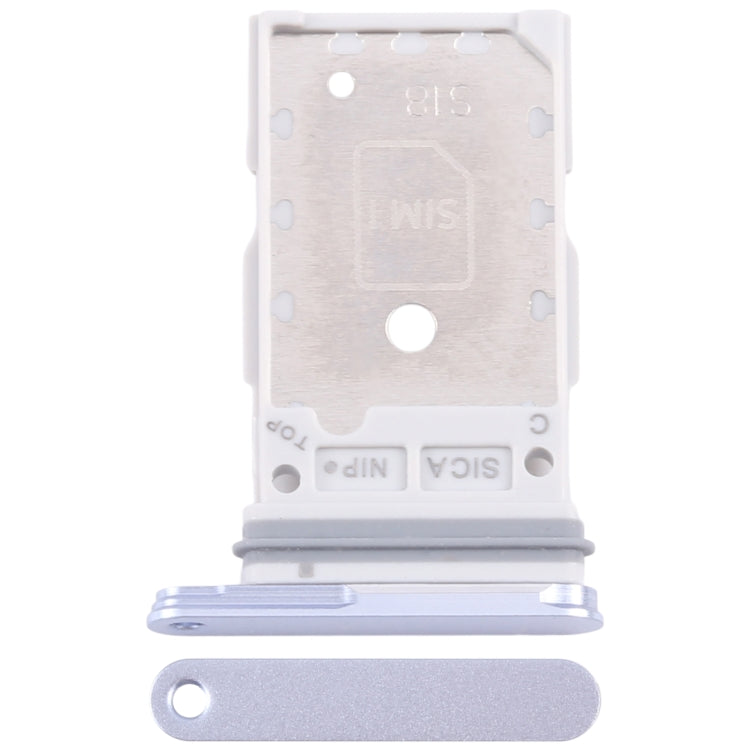 Original Silver SIM Card Tray for Samsung Galaxy S25/S25+ (SM-S931/S936) - Replacement Part