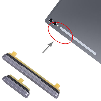Original Power & Volume Control Button Replacement for Samsung Galaxy Tab S10+ SM-X820/X826 (Grey)