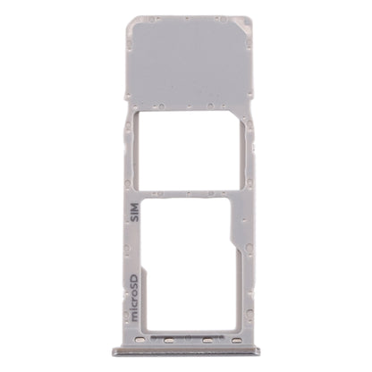Samsung Galaxy A20/A30/A50 SIM & Micro SD Card Tray Replacement (Silver) - Perfect Fit, Quality Checked