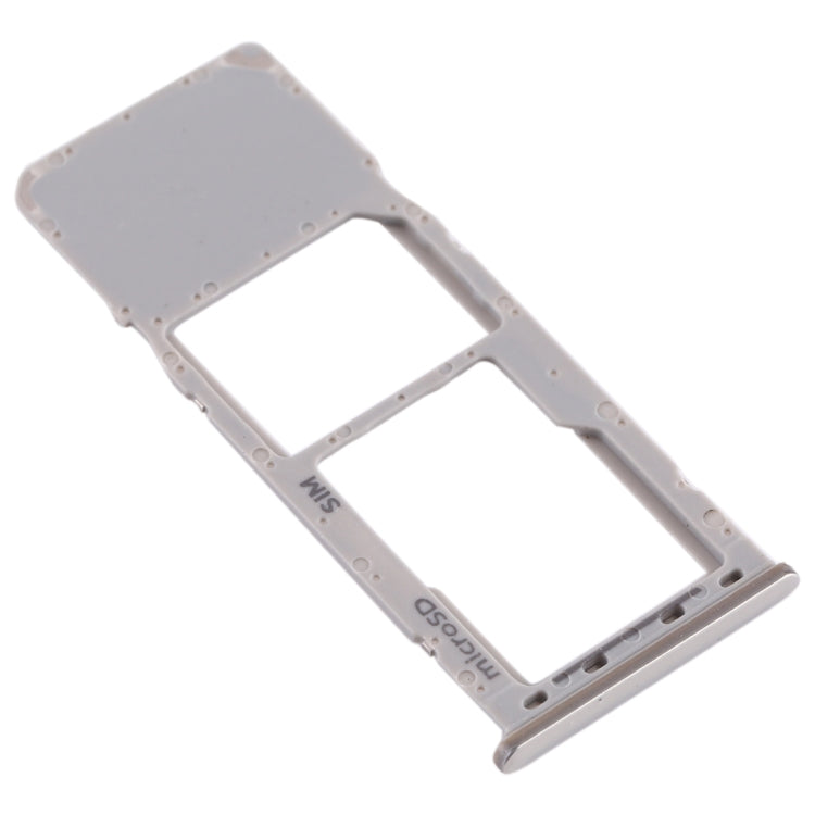 Samsung Galaxy A20/A30/A50 SIM & Micro SD Card Tray Replacement (Silver) - Perfect Fit, Quality Checked