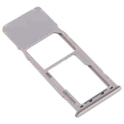 Samsung Galaxy A20/A30/A50 SIM & Micro SD Card Tray Replacement (Silver) - Perfect Fit, Quality Checked