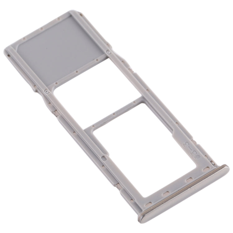 Samsung Galaxy A20/A30/A50 SIM & Micro SD Card Tray Replacement (Silver) - Perfect Fit, Quality Checked