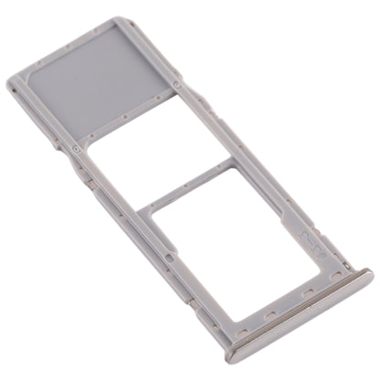 Samsung Galaxy A20/A30/A50 SIM & Micro SD Card Tray Replacement (Silver) - Perfect Fit, Quality Checked