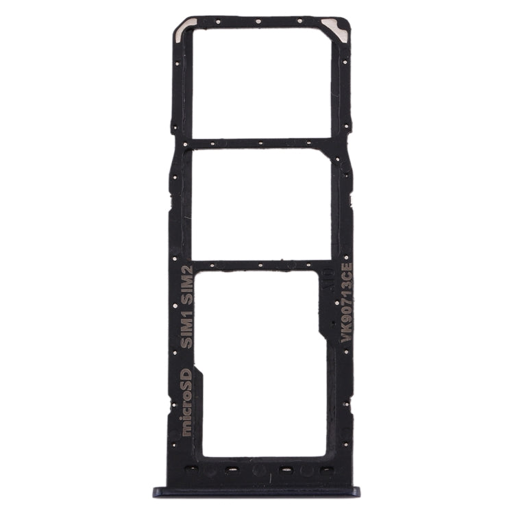 Black SIM Card Tray + Micro SD Card Tray for Samsung Galaxy A10 - Replacement Parts (Checked Condition)