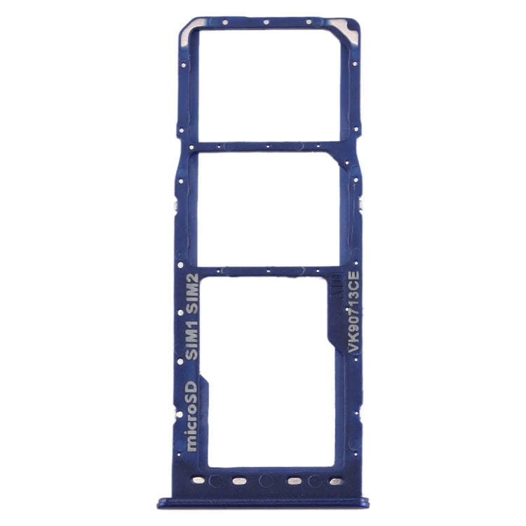 Blue SIM Card Tray Set for Samsung Galaxy A10 - Includes SIM Card + Micro SD Card Tray, Replacement Part
