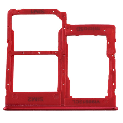 Samsung Galaxy A40 SIM Card Tray + Micro SD Card Tray Replacement (Red) - Compatible & Quality Checked