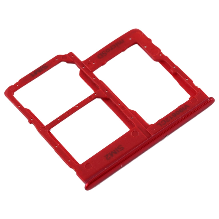 Samsung Galaxy A40 SIM Card Tray + Micro SD Card Tray Replacement (Red) - Compatible & Quality Checked