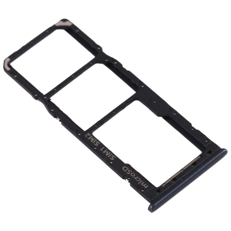 Black SIM Card Tray Set for Samsung Galaxy A20, A30, A50 - Includes SIM & Micro SD Card Tray Replacement