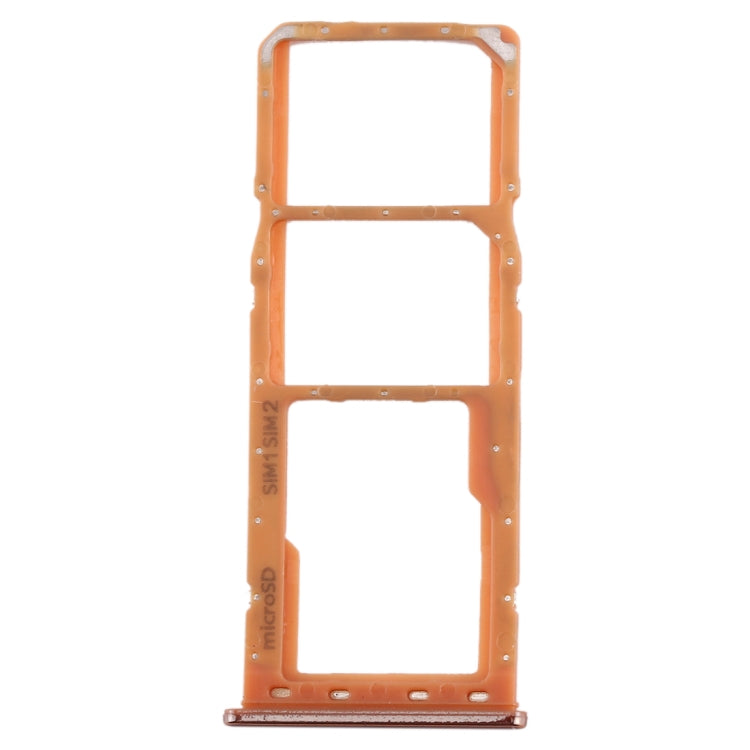 Orange SIM Card Tray Set for Samsung Galaxy A20, A30, A50 with Micro SD Card Tray - Replacement Parts