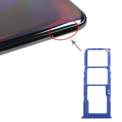 Samsung Galaxy A70 SIM Card Tray & Micro SD Card Tray Replacement (Blue) - Compatible & Checked Quality
