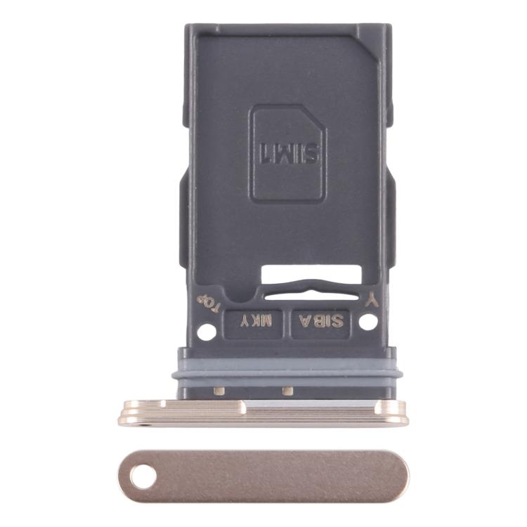 Original SIM Card Tray for Samsung Galaxy S24 SM-S921U (Gold) - Perfect Replacement Part