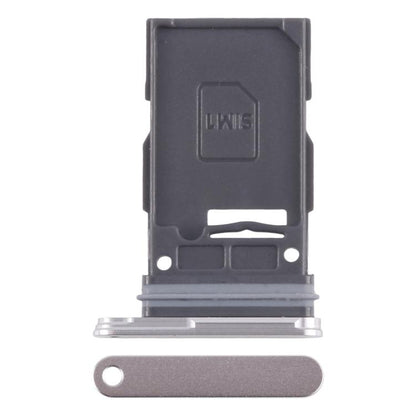 Original Silver SIM Card Tray for Samsung Galaxy S24 SM-S921U - Perfect Fit & Easy Replacement
