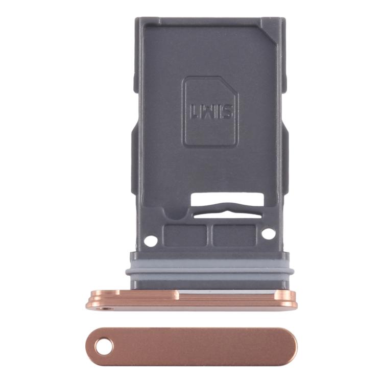 Original SIM Card Tray for Samsung Galaxy S24+ (SM-S926B) - Orange Replacement Part