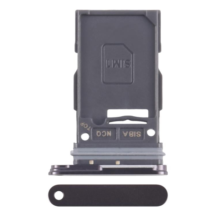 Original Grey SIM Card Tray for Samsung Galaxy S24+ SM-S926B - Replacement Part, Professional Installation Recommended