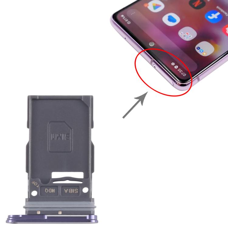 Original SIM Card Tray (Purple) for Samsung Galaxy S24+ SM-S926B - Perfect Replacement Part