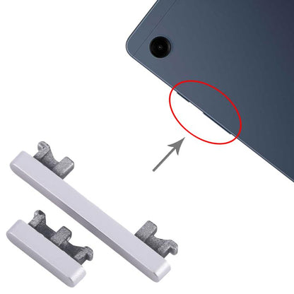 Samsung Galaxy Tab A9 SM-X110/X115 Replacement Power & Volume Control Buttons (Silver)