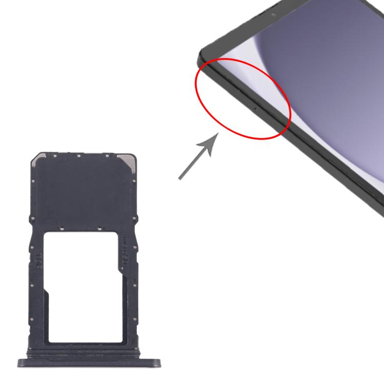 Samsung Galaxy Tab A9+ 5G SM-X210 Micro SD Card Tray Replacement (Grey) - Perfect Fit, Quality Checked