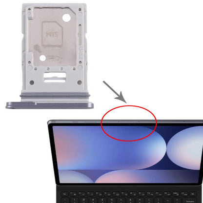 Grey SIM + Micro SD Card Tray for Samsung Galaxy Tab S10+/S10 Ultra (SM-X820/X826/X920/X926) Replacement