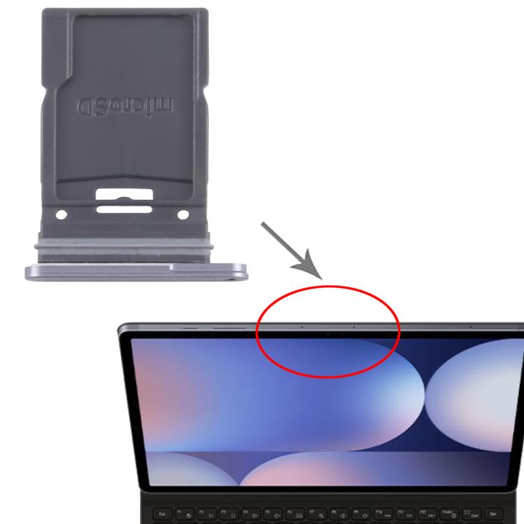 Grey Micro SD Card Tray for Samsung Galaxy Tab S10+/S10 Ultra (SM-X820/X920) - Replacement Part