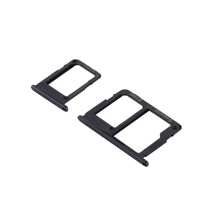 Black SIM Card Tray + Micro SD Tray for Samsung Galaxy J5 Prime (G570) & J7 Prime (G610) - High Quality Replacement