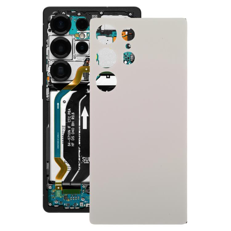 OEM Silver Back Cover for Samsung Galaxy S25 Ultra SM-S9386 - Replacement Battery Housing