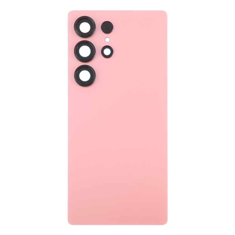 Samsung Galaxy S25 Ultra SM-S938 OEM Back Cover with Camera Lens Frame Replacement (Red) - Perfect Fit, Professional Installation Recommended