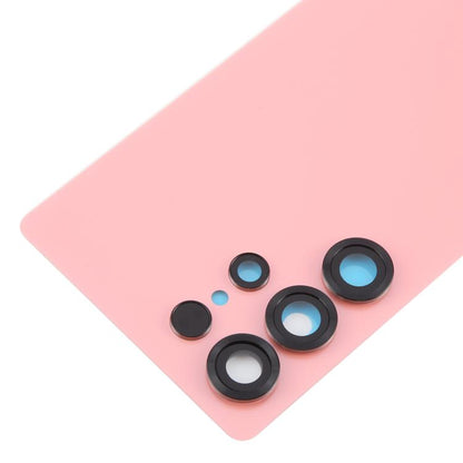 Samsung Galaxy S25 Ultra SM-S938 OEM Back Cover with Camera Lens Frame Replacement (Red) - Perfect Fit, Professional Installation Recommended
