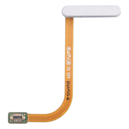Original Fingerprint Sensor Flex Cable for Samsung Galaxy A26 SM-A266B (White) - Replacement Part