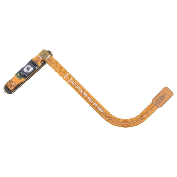 Original Fingerprint Sensor Flex Cable for Samsung Galaxy A26 SM-A266B (White) - Replacement Part