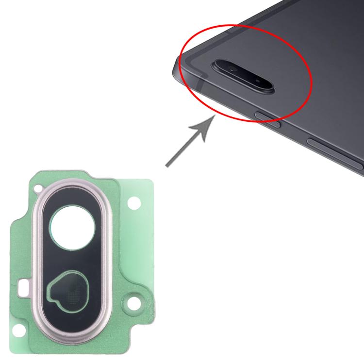 Samsung Galaxy Tab S7 FE SM-T730/T736B Replacement Back Camera Lens Frame (Pink) - Original Part