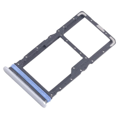Original SIM + SIM/Micro SD Card Tray for Samsung Galaxy A06 5G SM-A066B (Silver) - Replacement Part