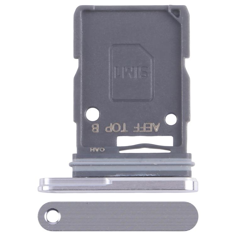 Original Silver SIM Card Tray for Samsung Galaxy A56 SM-A566U - Replacement Part for Damaged Trays