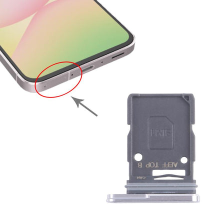 Original Silver SIM Card Tray for Samsung Galaxy A56 SM-A566U - Replacement Part for Damaged Trays