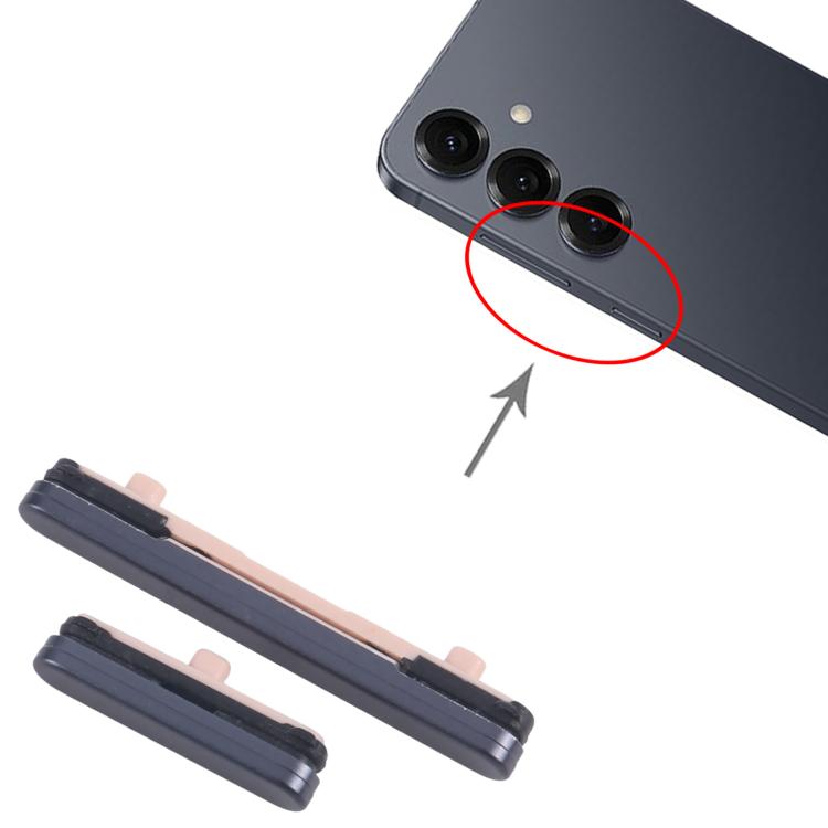 Replacement Power & Volume Control Buttons for Samsung Galaxy S25 SM-S931B (10pcs, Black)