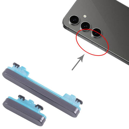 Samsung Galaxy S24 FE SM-S721B - 10pcs Replacement Power & Volume Control Buttons (Black)