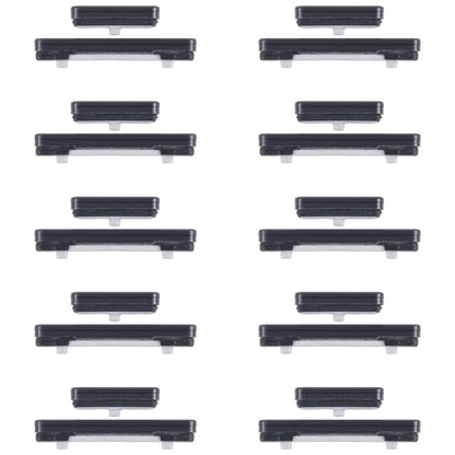 Samsung Galaxy S23+ SM-S916B Replacement Power & Volume Control Buttons (Black) - 10pcs Set